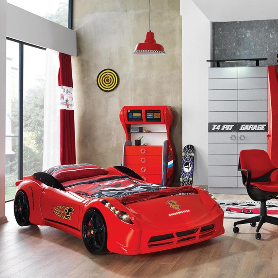 TiTi Car Bed Red image 3